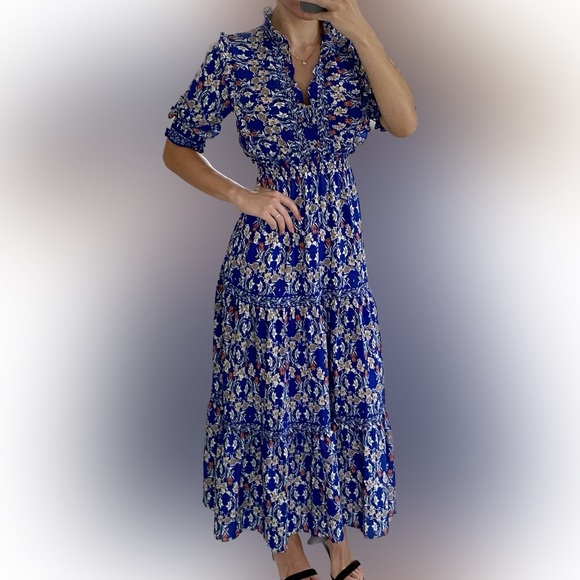 Max Studio NWT Women’s Floral Maxi Dress Size Small - Picture 14 of 16